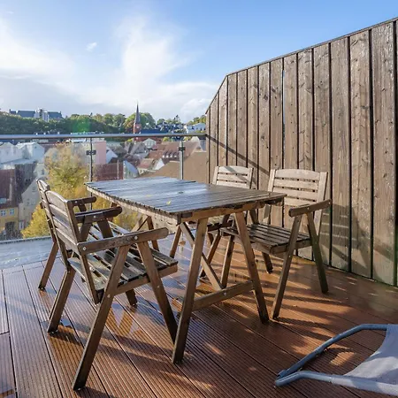 Hafenkoje Mit Blick Ueber Hafen Und Altstadt شقة